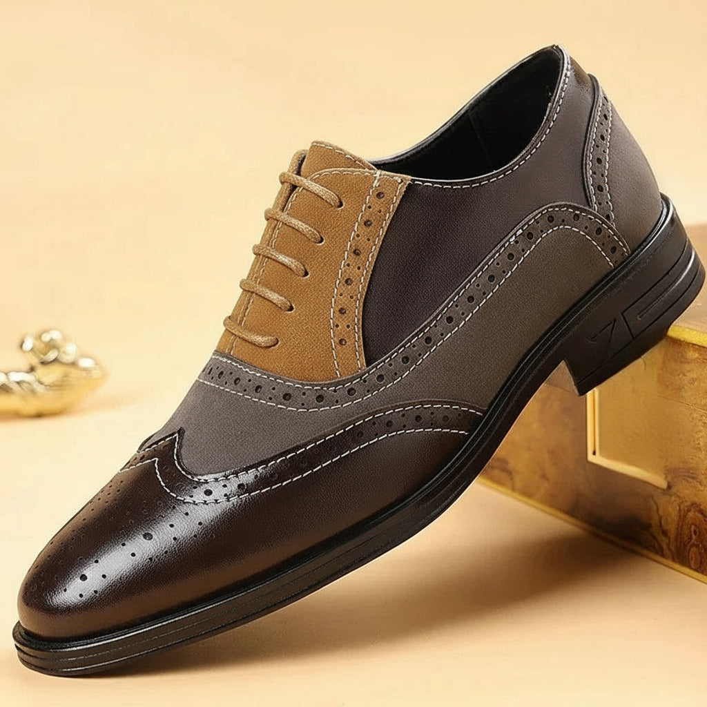 CHAUSSURES À LACETS BROGUE POUR HOMME