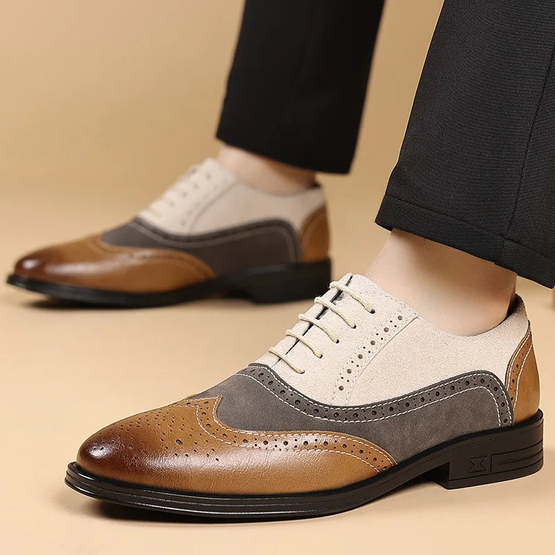 CHAUSSURES À LACETS BROGUE POUR HOMME
