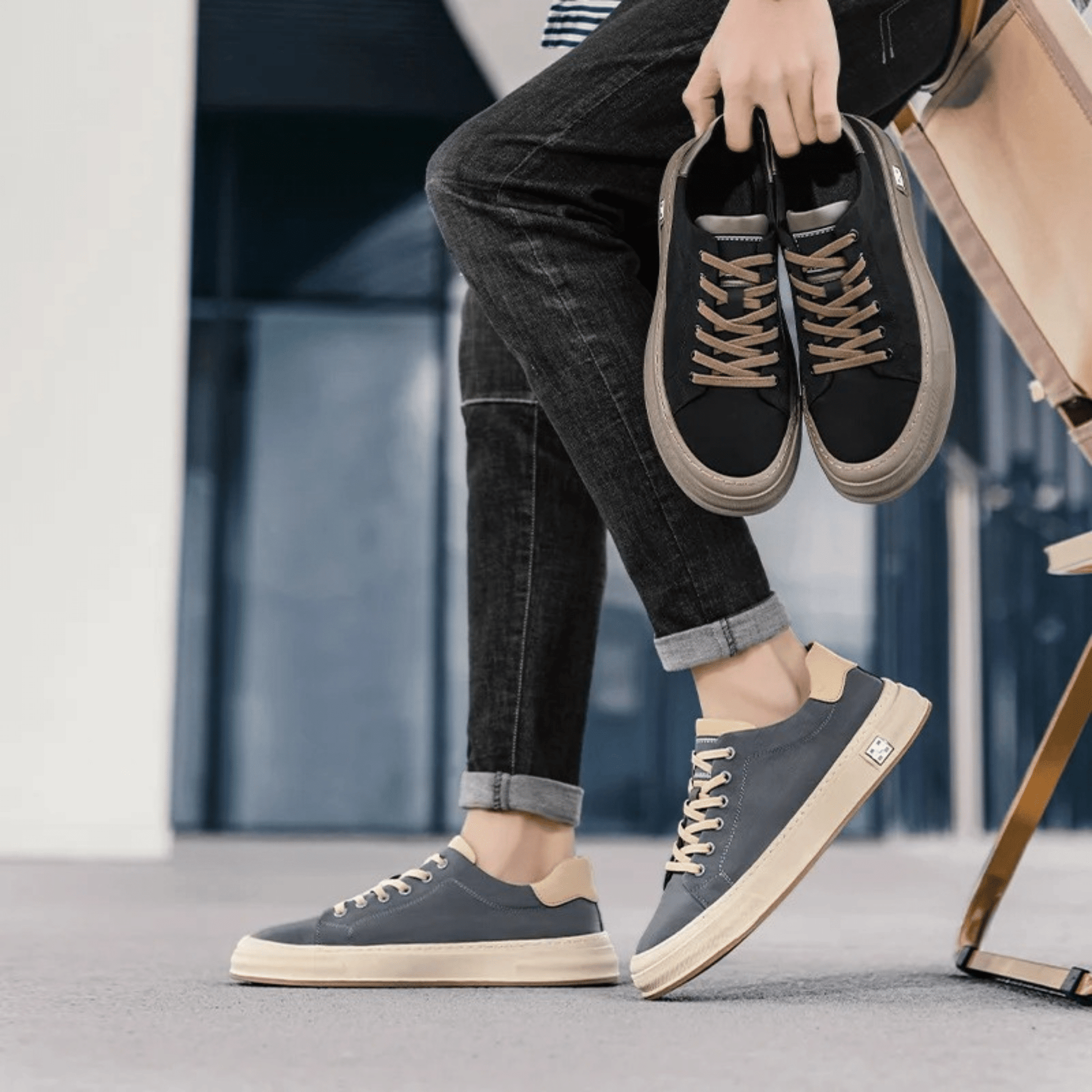 BASKETS EN TELA DA UOMO